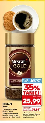 Kawa rozpuszczalna Nescafé Gold promocja w Kaufland
