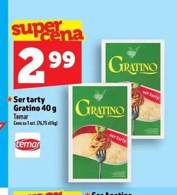 Ser tarty Gratino promocja w TOPAZ