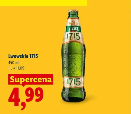 Piwo Lwowskie 1715 promocja w Lidl