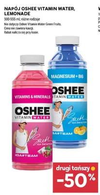 Napój Oshee Vitamin Water Magnesium + B6 promocja w Stokrotka
