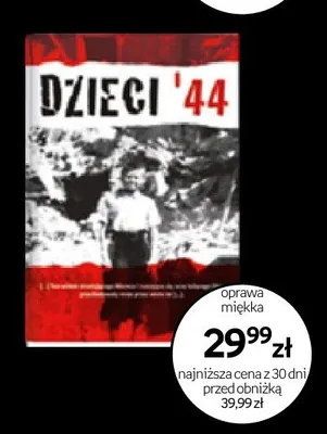 Książka Dzieci '44 promocja w Empik