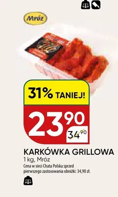 Karkówka grillowa Mróz promocja w Chata Polska