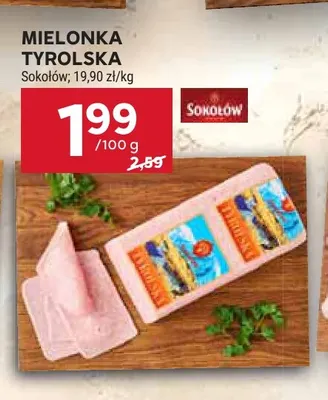 Mielonka tyrolska Sokołów promocja w Stokrotka