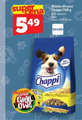 Karma dla psa Chappi wołowina 500g promocja w TOPAZ