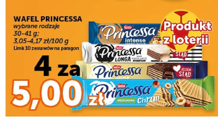Wafel Princessa Kokosowa promocja w Groszek