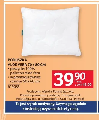 Poduszka w serca 30 x 30 cm promocja w Selgros