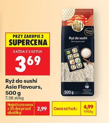 Ryż do sushi promocja w Biedronka