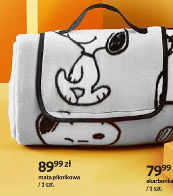 Mata piknikowa Snoopy promocja w Empik