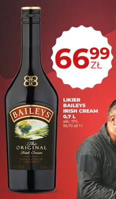 Likier Baileys Irish Cream promocja w Duży Ben