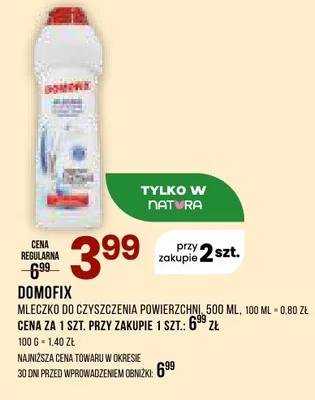 Mleczko do czyszczenia powierzchni promocja w Drogerie Natura