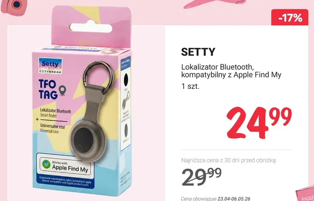Lokalizator Bluetooth promocja w Rossmann