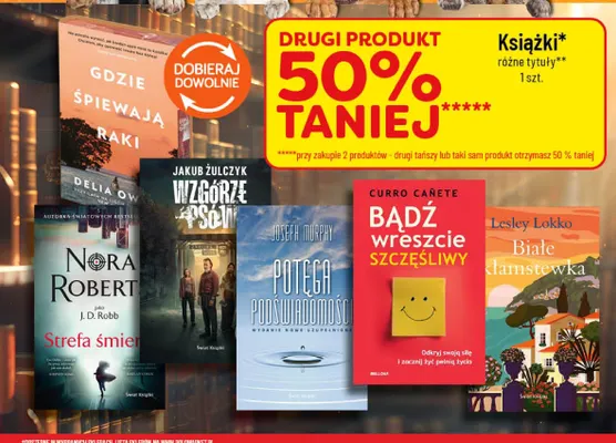 Książka Strefa śmierci Nora Roberts promocja w POLOmarket