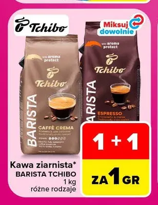 Kawa ziarnista Barista Espresso Tchibo promocja w Carrefour Market