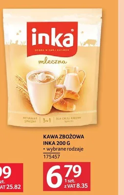 Kawa zbożowa Inka Mleczna promocja w Selgros