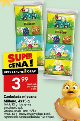 Czekolada mleczna Millano promocja w Twój Market