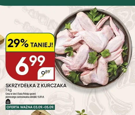 Skrzydełka z kurczaka promocja w Chata Polska