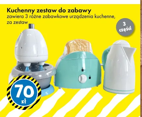 Kuchenny zestaw do zabawy promocja w Tedi