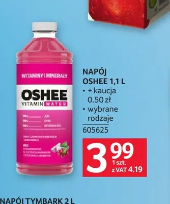 Napój Oshee promocja w Selgros