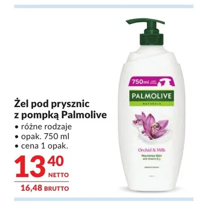 Żel pod prysznic z pompką Palmolive promocja w Makro