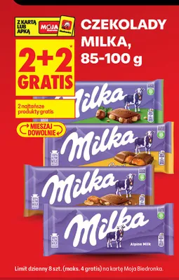 Czekolada Milka z orzechami promocja w Biedronka