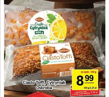 Ciasto Toffi Oskroba promocja w Gram Market