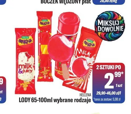 Lody Hellena promocja w Tomi Markt