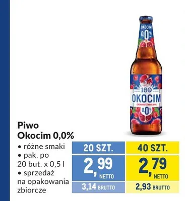Piwo Okocim promocja w Makro