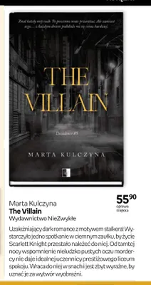 Książka The Villain Marta Kulczyna promocja w Empik