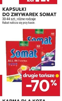 Kapsułki do zmywarki Somat Gold promocja w Stokrotka