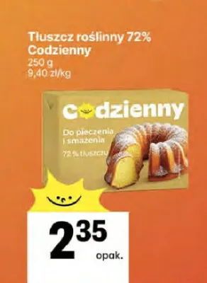 Tłuszcz roślinny 72% Codzienny promocja w Delikatesy Centrum