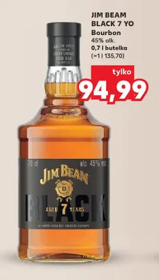Bourbon Jim Beam Black 7 YO promocja w Kaufland