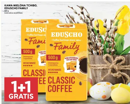 Kawa mielona Tchibo, Eduscho Family promocja w Stokrotka
