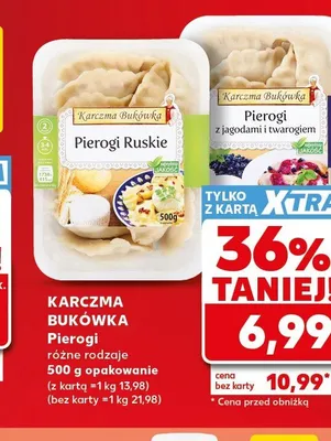 Pierogi ruskie Karczma Bukówka promocja w Kaufland