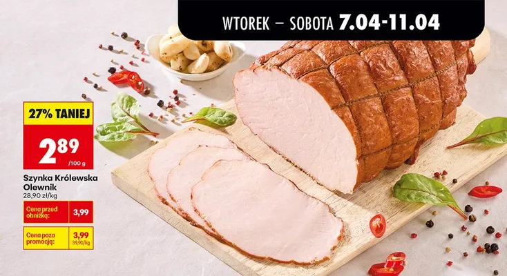 Szynka Królewska  promocja w Biedronka
