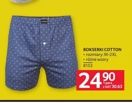 Bokserki Cotton promocja w Selgros