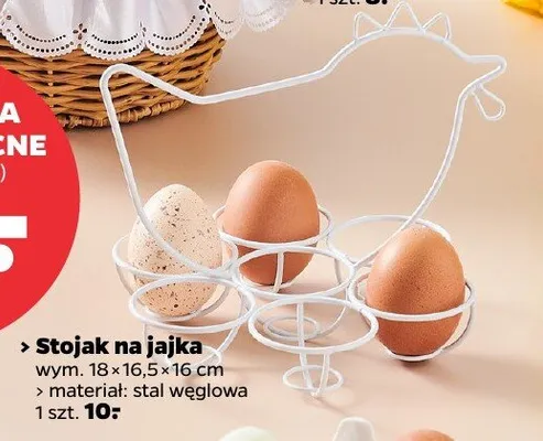 Stojak na jajka promocja w Netto