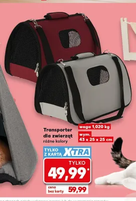 Transporter dla zwierząt ZOOFARI promocja w Kaufland