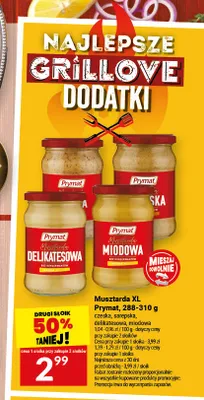 Musztarda miodowa XL Prymat promocja w Twój Market