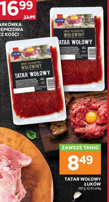 Tatar wołowy Łuków promocja w Stokrotka