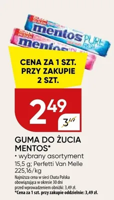 Guma do żucia promocja w Chata Polska
