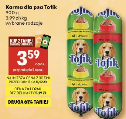 Karma dla psa promocja w Delikatesy Centrum