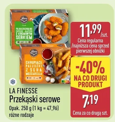 Przekąski serowe promocja w Aldi