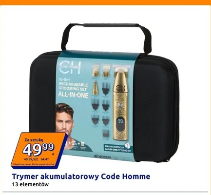 Trymer akumulatorowy Code Homme promocja w Action