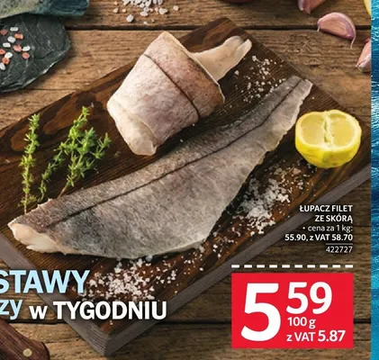 Łupacz filet ze skórą promocja w Selgros