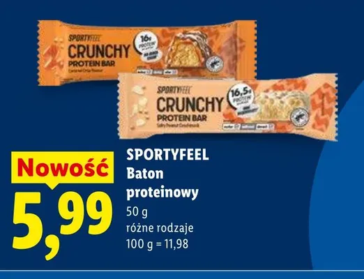 Baton proteinowy Sportyfeel promocja w Lidl