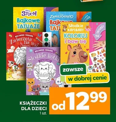 Książeczka dla dzieci Słodkie kapibary Koloruj i baw się promocja w Stokrotka