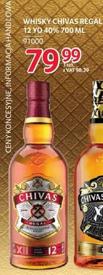 Whisky Chivas Regal 12 YO 40% promocja w Selgros