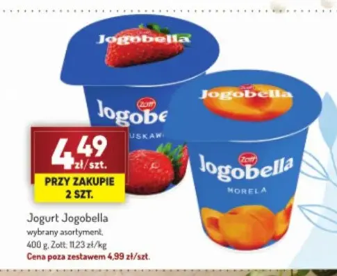 Jogurt Jogobella Zott promocja w Avita