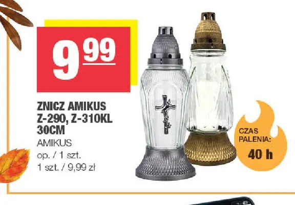 Znicz Amikus Z-290 30 cm promocja w SPAR