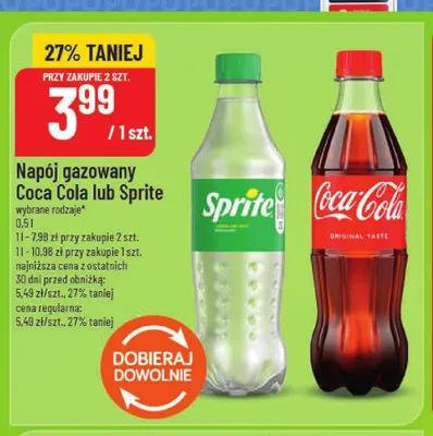 Napój gazowany Sprite promocja w POLOmarket